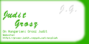 judit grosz business card
